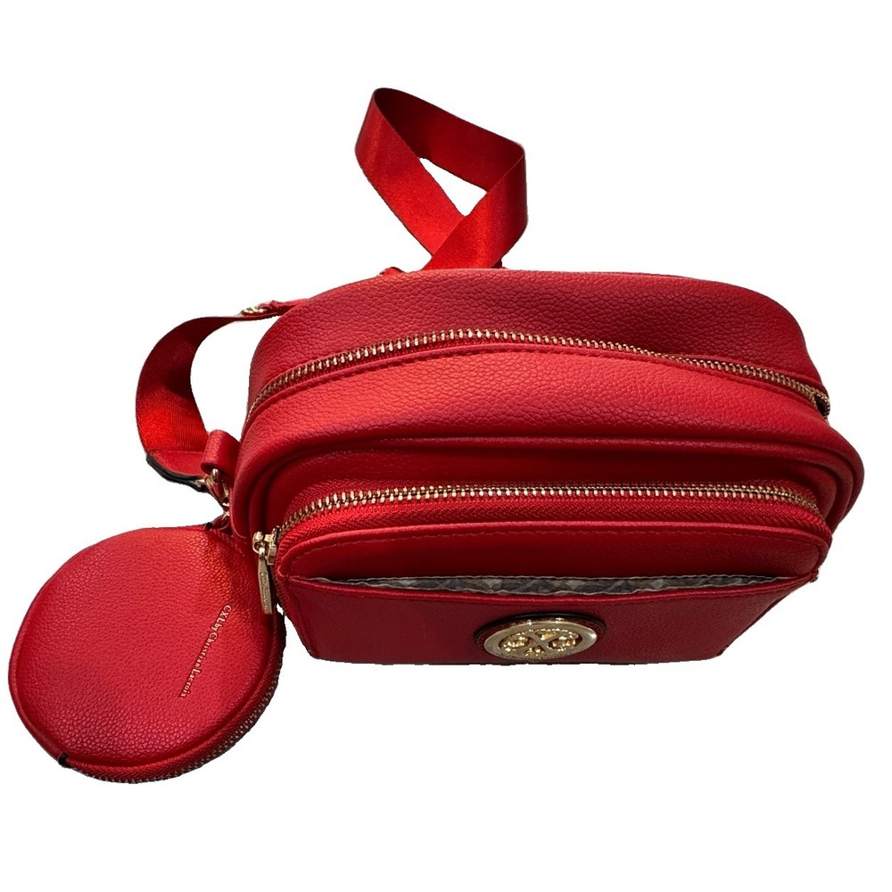 NWOT CXL Christian Lacroix Crossbody Bag Purse Red Travel Going Out